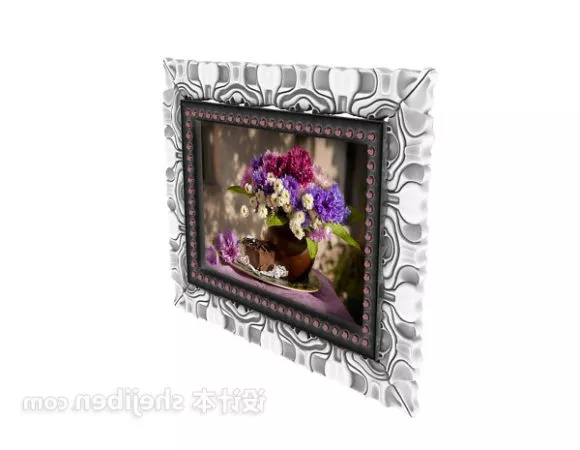 Chinese Window Frame Line Pattern 3d model