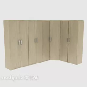Modern Minimalist Wardrobe 3d model