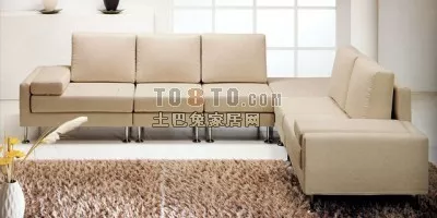 Sofa Upholstered 3d model