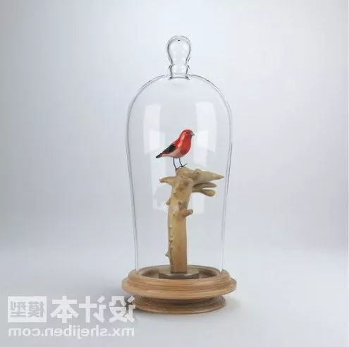 Lowpoly White Water Bird 3d model