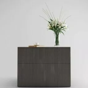 Modern Side Cabinet 3d model