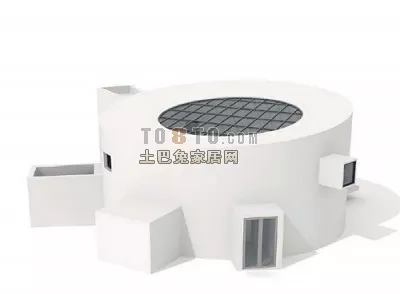 Simple Villa Modernism Architecture Building 3d model Simple Villa Modernism Architecture Building 3d model