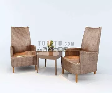 Table Belloni Classic Dinner Table 3d model