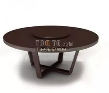 The Rattan Bedside Table 3d model