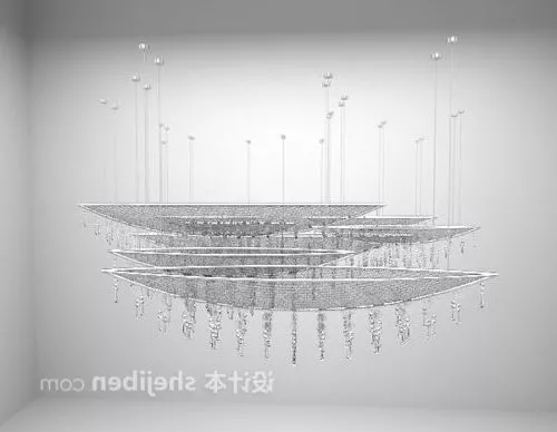Modern Stylized Crystal Chandelier 3d model Modern Stylized Crystal Chandelier 3d model