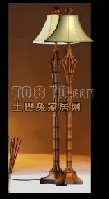 Antique Arabian Style Floor Lamp 3d model