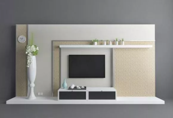 Modern Style Cabinet Tv Wall 3d model Modern Style Cabinet Tv Wall 3d model