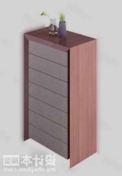 The Shoe On Table 3d model