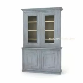 Vintage Wine Cabinet 3d model