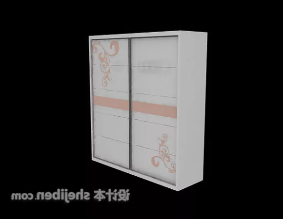 Wardrobe Stylist Curved Edge 3d model