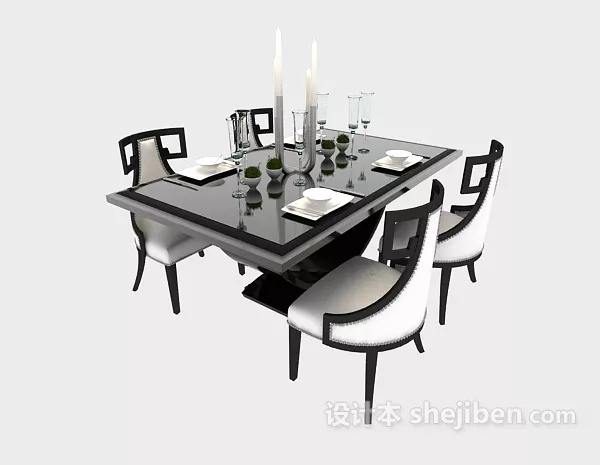 Fritz Hansen Egg Chair With Ottoman 3d model