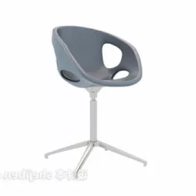 Modern Bar Chair Plastic Top 3d model
