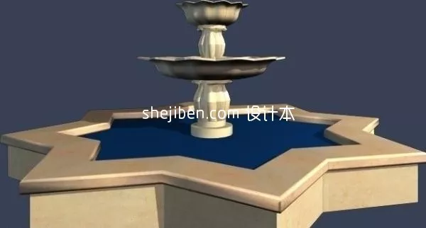Fountain Water Particle 3d model