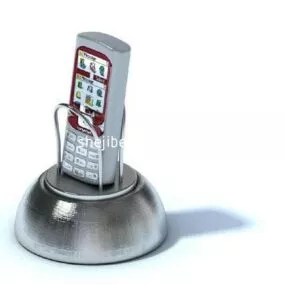 Nokia Mobile Phone On Circle Holder 3d model