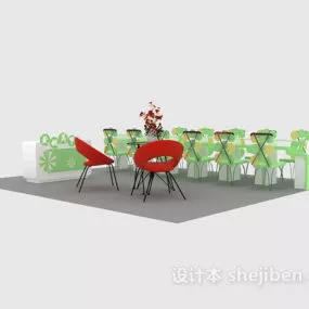 Nail Furniture Set 3d model