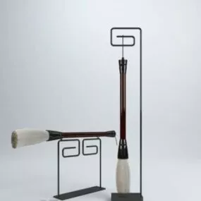 Chinese Brush Pen Decorative 3d model