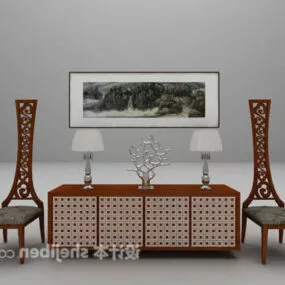 Chinese Console Table 3d model
