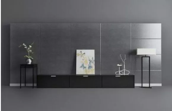 Modern Dark Style Tv Wall 3d model Modern Dark Style Tv Wall 3d model