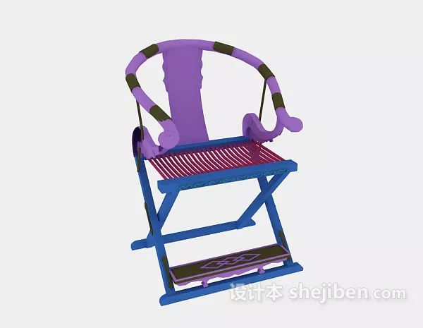 Bar Chair Alto Style 3d model