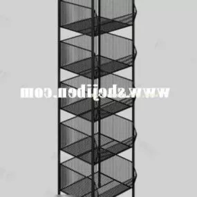 Newspaper Display Cabinet 3d model