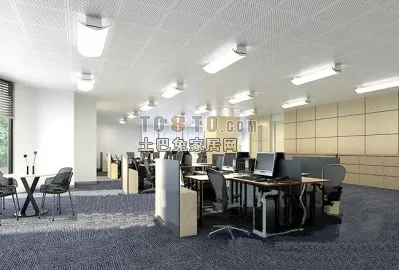 Hotel Meeting Room Space 3d model