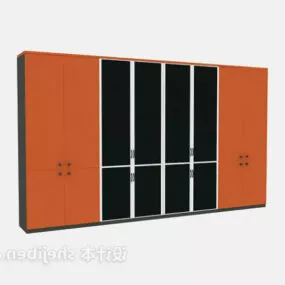 Floor To Ceiling Office Cabinet 3d model