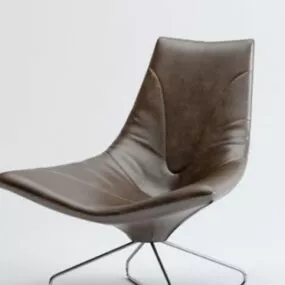 Office Chair Realistic Leather 3d model