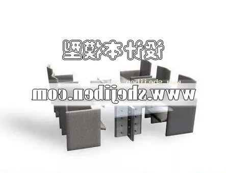 Office Conference Table Rectangle Shaped 3d model Office Conference Table Rectangle Shaped 3d model