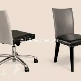 Office Lift Chair Set 3d model