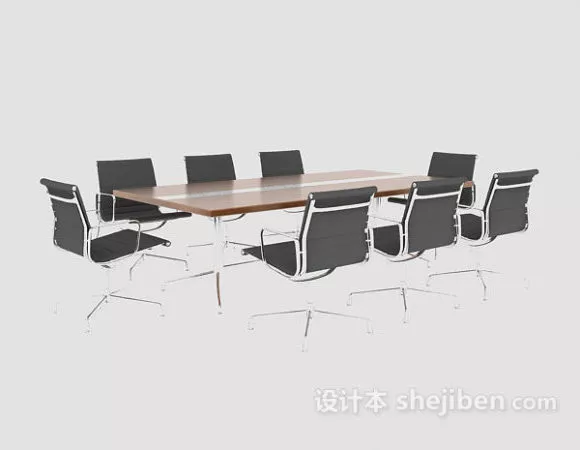 Office Meeting Table Furniture 3d model Office Meeting Table Furniture 3d model