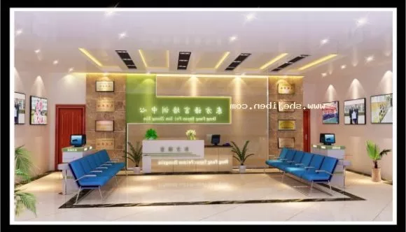 Office Reception With Waiting Chair 3d model Office Reception With Waiting Chair 3d model