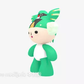 Olympic 2008 Mascot Nini 3d model