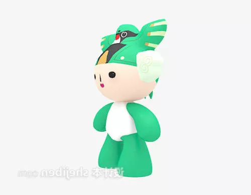 Olympic 2008 Mascot Nini 3d model Olympic 2008 Mascot Nini 3d model