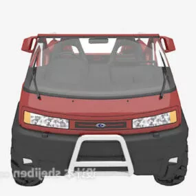 Open Top Car Vehicle 3d model