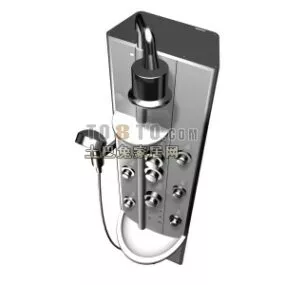 Stainless Steel Bathroom Equipment 3d model