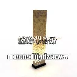 Rectangular Floor Lamp 3d model