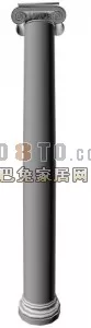 European Column Base Round Column 3d model