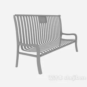 Outdoor Bench Modern Furniture 3d model