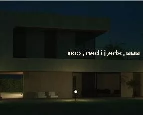 Outdoor Villa House Building 3d model