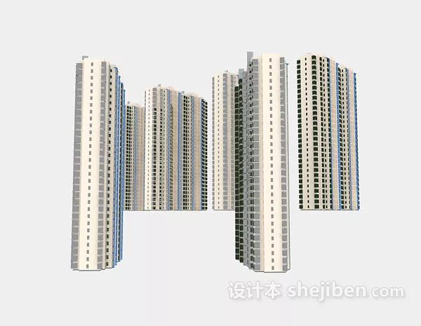 School Building 3d model
