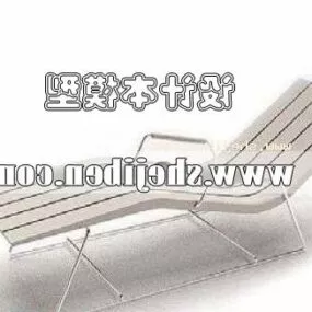 Outdoor Recliner Swimming Furniture 3d model