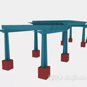 Outdoor Structure Column 3d model