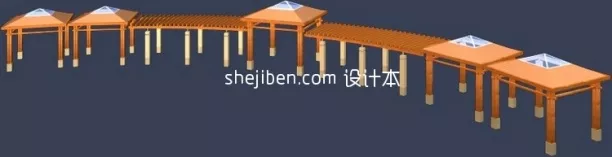 Chinese Archway 3d model