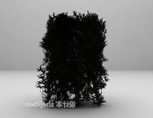 Cylinder Hedges 3d model