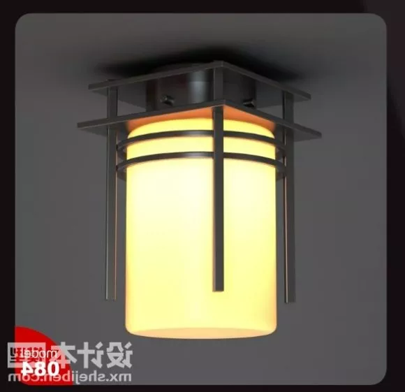 Ceiling Outdoor Lamp 3d model Ceiling Outdoor Lamp 3d model