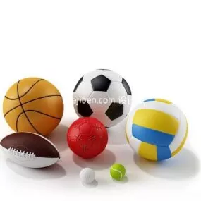 Sports Ball Pack 3d model