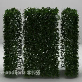 Outdoor Vine Hedge Plant 3d model