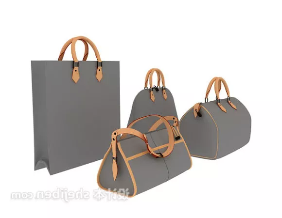 Trash Bag Pack 3d model