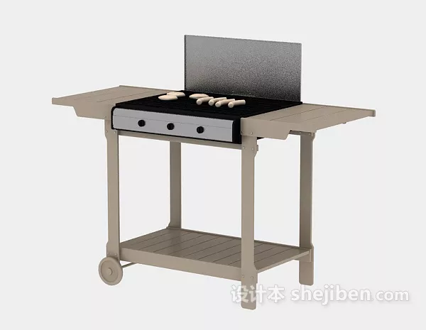 Mini Kitchen Pantry With Shelf 3d model