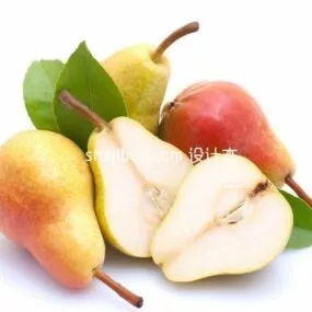 Pear Fruit Realistic 3d model